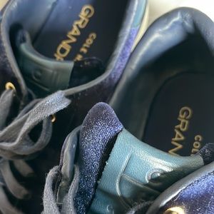 Cole Haan Grand Pro Tennis Sneakers, Women’s 6.5, Navy Blue